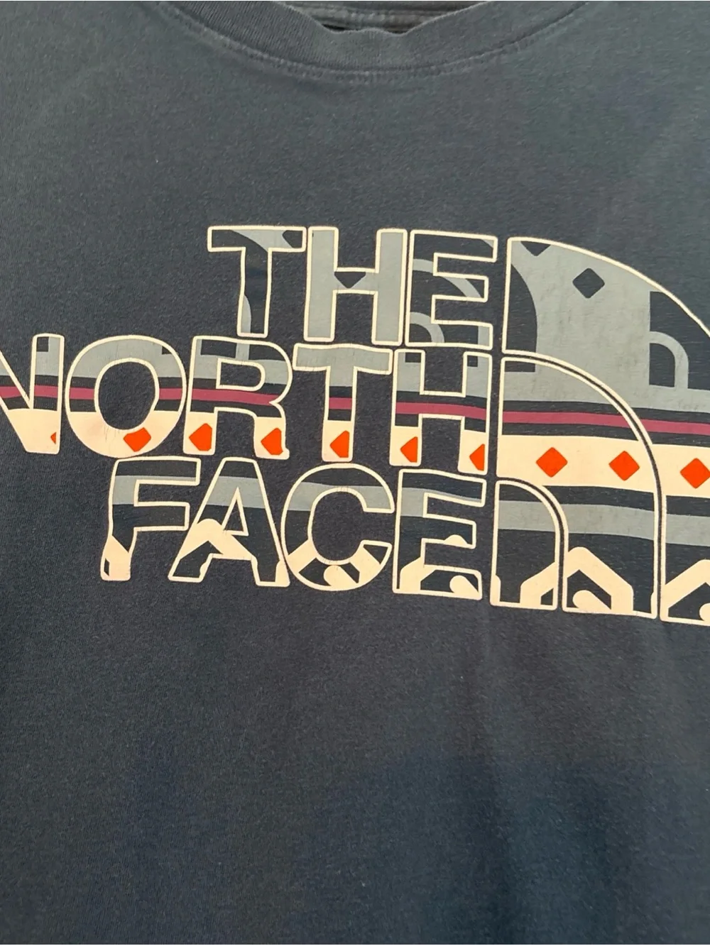 The North Face Men's Slate Blue Long-Sleeve Logo Tee